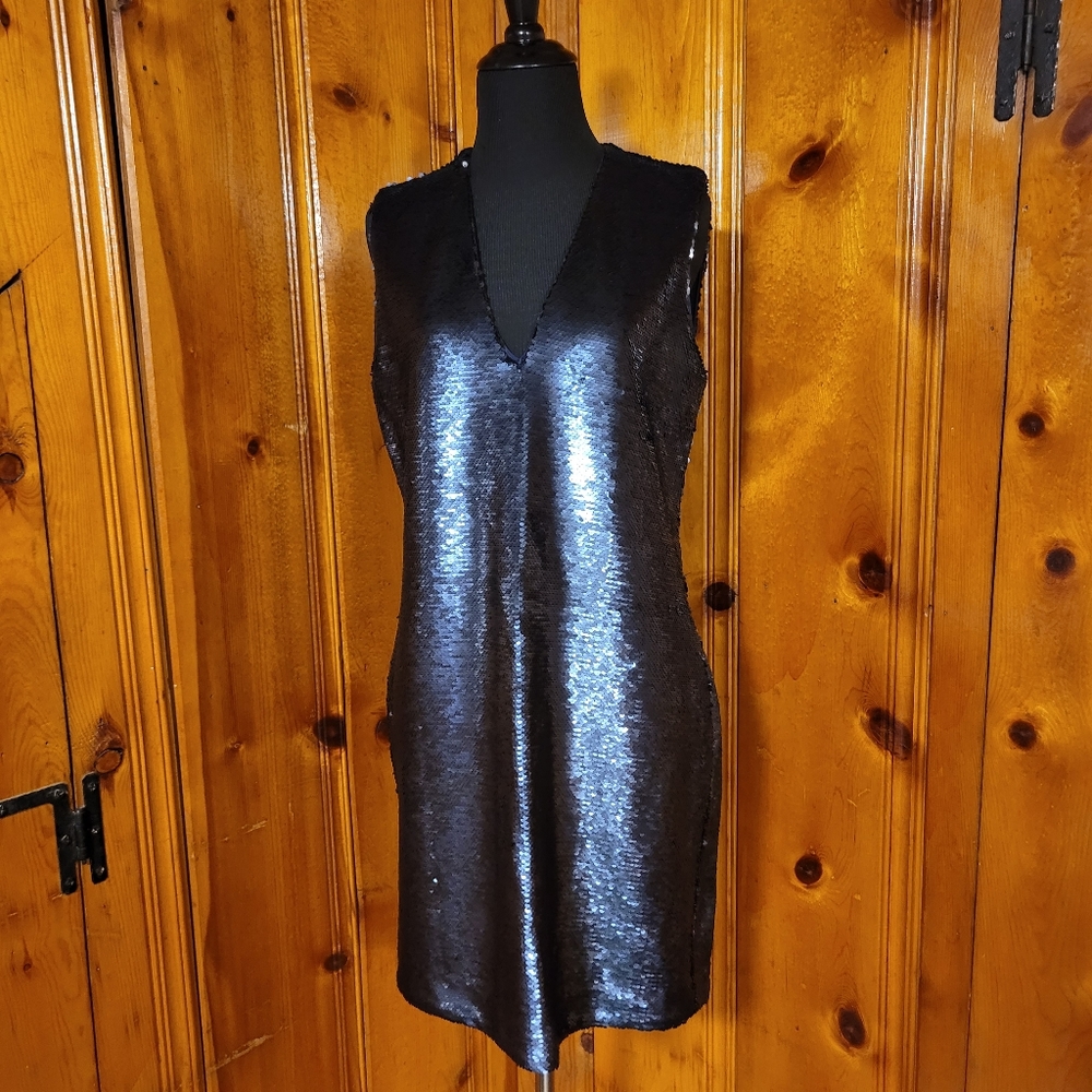 Elizabeth & James sequin shift dress